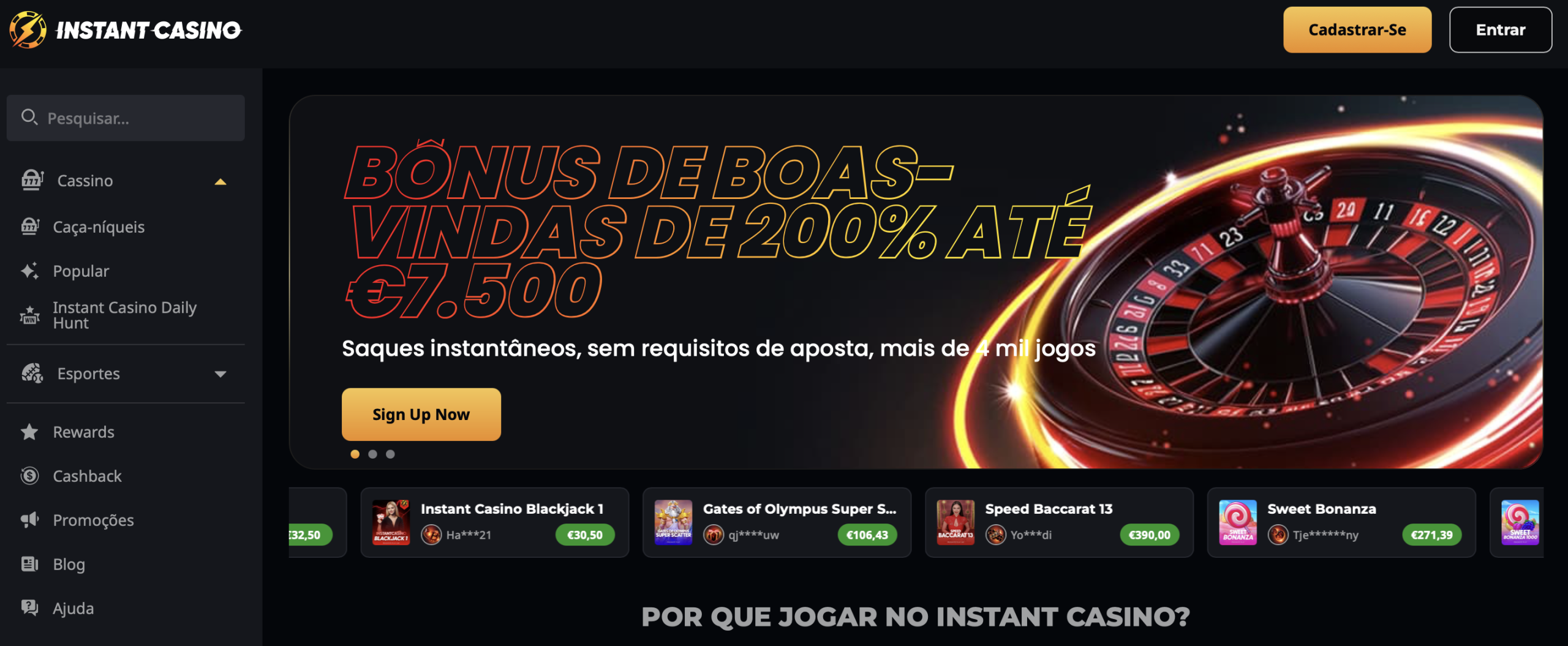 Melhores Cassinos Online 2026